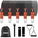 VEICK Resistance Bands, Exercise Bands, Workout Bands, Resistance Bands for Working Out with Handles for Men and Women, Exercising Bands for Fitness Weights Work Out at Home