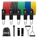 VEICK Resistance Bands with Handles, Exercise Tube Bands Set for Workouts