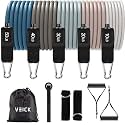 VEICK Resistance Bands with Handles, Exercise Tube Bands Set for Workouts