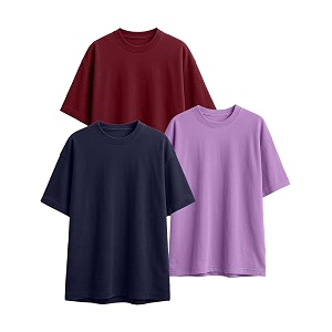Veirdo 100 Pure Cotton Drop Shoulder Oversized
