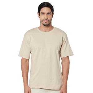 Veirdo 100 Pure Cotton Drop Shoulder Oversized