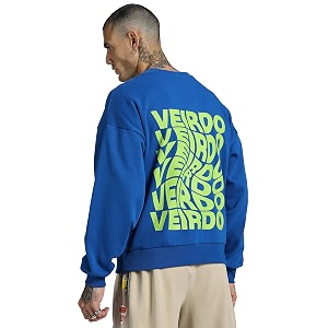 Veirdo Cotton Polly Fleece Oversized Fit Blue
