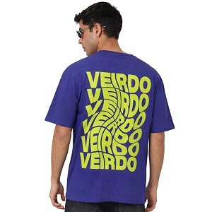 Veirdo Mens Cotton Oversized Fit Oversized Baggy