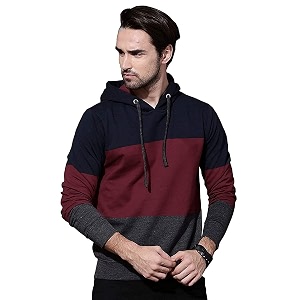 Veirdo Mens Regular Fit Cotton Sweatshirt Hoodie