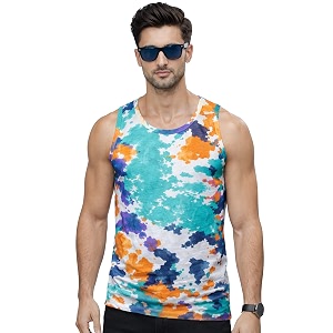 Veirdo Mens Sleeveless Regular Fit Tshirt All