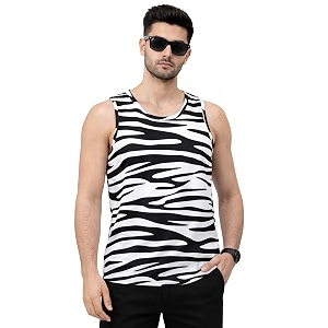 Veirdo Mens Sleeveless Regular Fit Tshirt All