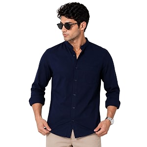 Veirdo Mens Stylish Solid Casual Shirt