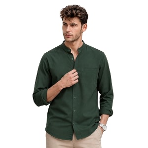 Veirdo Mens Stylish Solid Casual Shirt
