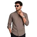 Veirdo Men39s Stylish Solid Casual Shirt 