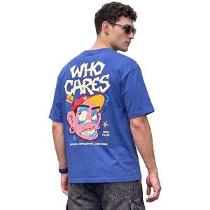 Veirdo Men Bold Front Back Printed