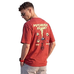 Veirdo Men Bold Front Back Printed