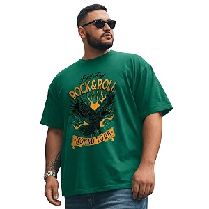 Veirdo Mens Pure Cotton Half Sleeve Printed
