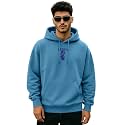Veirdo Polycotton Spun Oversized Fit Hooded Sweatshirt
