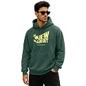 Veirdo Polycotton Spun Oversized Fit Hooded Sweatshirt