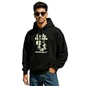 Veirdo Polycotton Spun Oversized Fit Hooded Sweatshirt