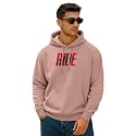 Veirdo Polycotton Spun Oversized Fit Hooded Sweatshirt
