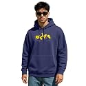 Veirdo Polycotton Spun Oversized Fit Hooded Sweatshirt