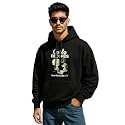 Veirdo Polycotton Spun Oversized Fit Hooded Sweatshirt