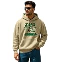 Veirdo Polycotton Spun Oversized Fit Hooded Sweatshirt