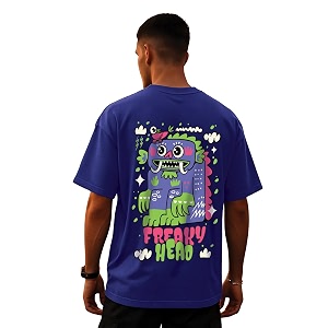 Veirdo Pure Cotton Oversized Baggy Fit Drop