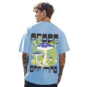 Veirdo Pure Cotton Oversized Baggy Fit Drop