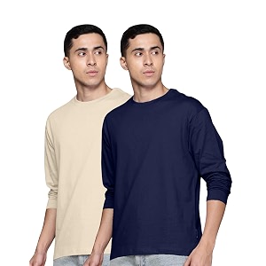 Veirdo Pure Cotton Round Neck Regular Fit