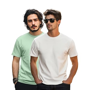 Veirdo Regular Fit Half Sleeves Round Neck
