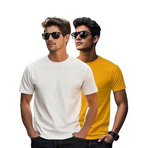Veirdo Regular Fit Half Sleeves Round Neck