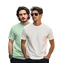 Veirdo Regular Fit Half Sleeves Round Neck