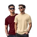 Veirdo Regular Fit Half Sleeves Round Neck