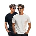 Veirdo Regular Fit Half Sleeves Round Neck