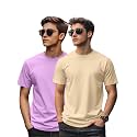 Veirdo Regular Fit Half Sleeves Round Neck