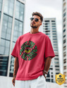 Veirdo Typography Graphic Print Men Round Neck
