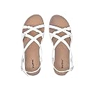 Veittes Women39s Casual Ankle Strappy Flat Slide