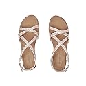 Veittes Women39s Casual Casual Cross Strap Flat