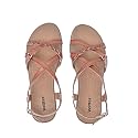Veittes Women39s Casual Ankle Strappy Flat Slide