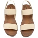 Veittes Women39s Double Bands Elastic Strap Slide