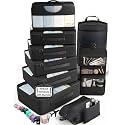 Veken 10 Set Packing Cubes for Travel Essentials,Anti-Wrinkle Buckled Suitcase Organizer for Shoe &amp; Toiletry Bag,Carry On Luggage Bag with 99+ Count Mesh Holes for Airplane &amp; College Dorm Accessories