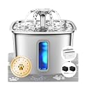 Veken Innovation Award Winner Stainless Steel Cat Water Fountain, 108oz, C2