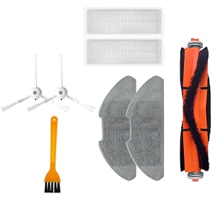 vekta replacement accessory kit for for mi robot vacuum-mop 2 promjst1shw includes filters bristle brush mop cloths side brushes and cleaning tool