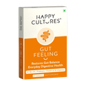 Velbiom Happy Cultures Gut FeelingDaily Probiotic&Prebiotic SupplementDigestive Health Unflavoured Capsules
