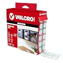 VELCRO® Brand - Sticky Back - 3/4" Coins, 200 Sets - White
