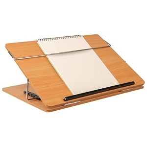 desk organizer 12  16inch wooden table top for laptopsketchingwriting desktop table natural wooden