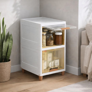 Velfree Plastic Wardrobe Organizer Foldable Cupboard for