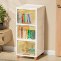 Velfree Plastic Wardrobe OrganizerFoldable Cupboard for StorageStackable