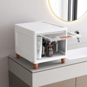 Velfree Plastic Wardrobe OrganizerFoldable Cupboard for StorageStackable