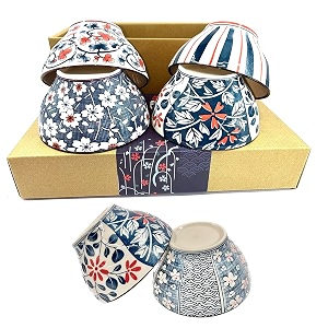 porcelain bowls set cereal bowls for salad rice pasta or soup large capacity microwavable ceramic bowls heat and cold resistant gift box packed pack of 6