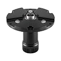 Vellara 120W Floating Pond Fountain with Built-in RGB LED Lights – 4 Spray Nozzles Included, 65ft Cord, Designed for Small Ponds
