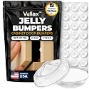 Vellax Cabinet Door Bumpers, 128 Silicone Jelly Button Pads, Adhesive
