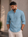 VELLOSTA Men Printed A-line Kurta
